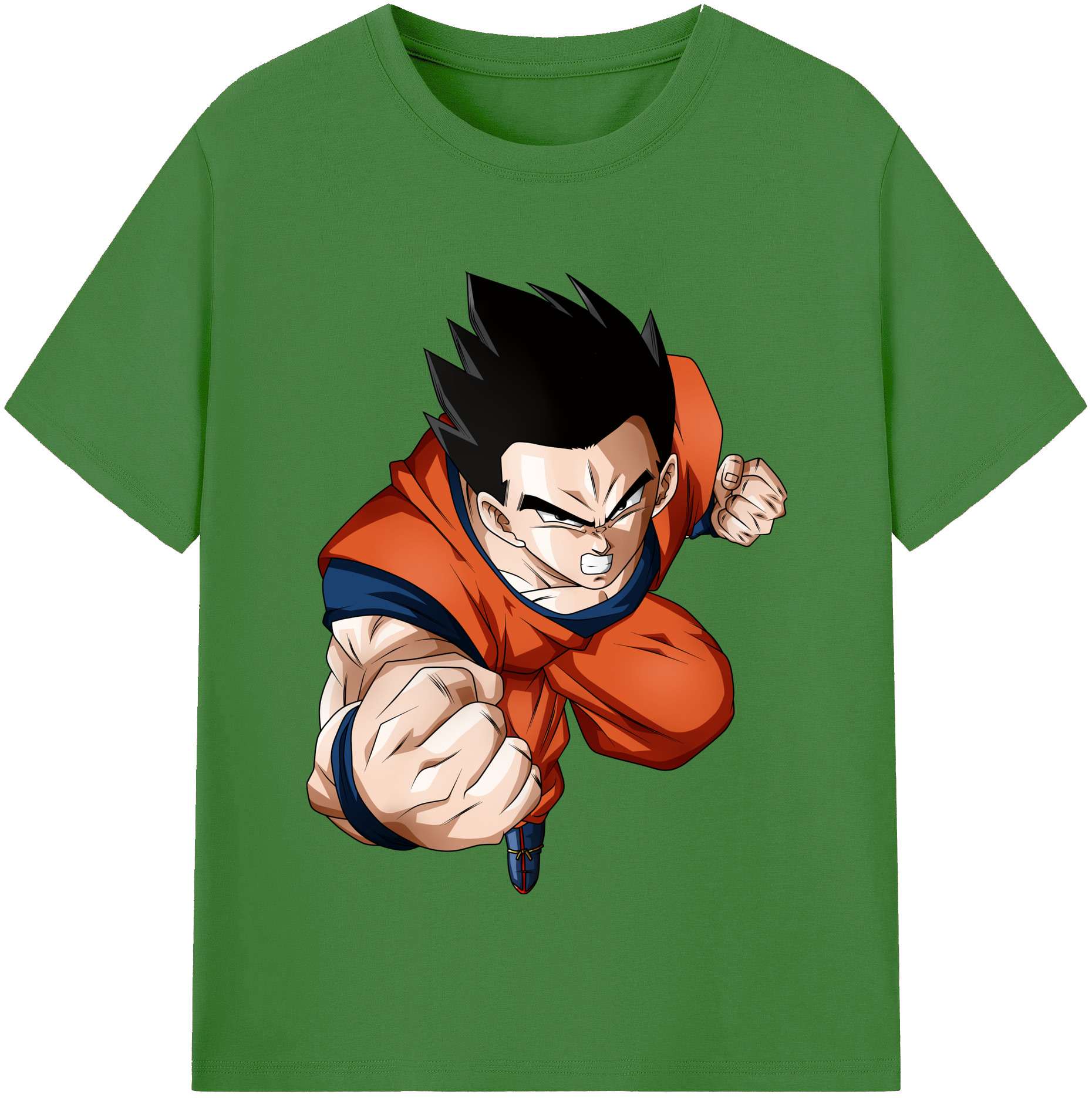（画像用） ドラゴンボール 孫 悟飯（そんごはん）DRAGON BALL Son Gohan レディースカジュアルプリントTシャツ（綿100％）